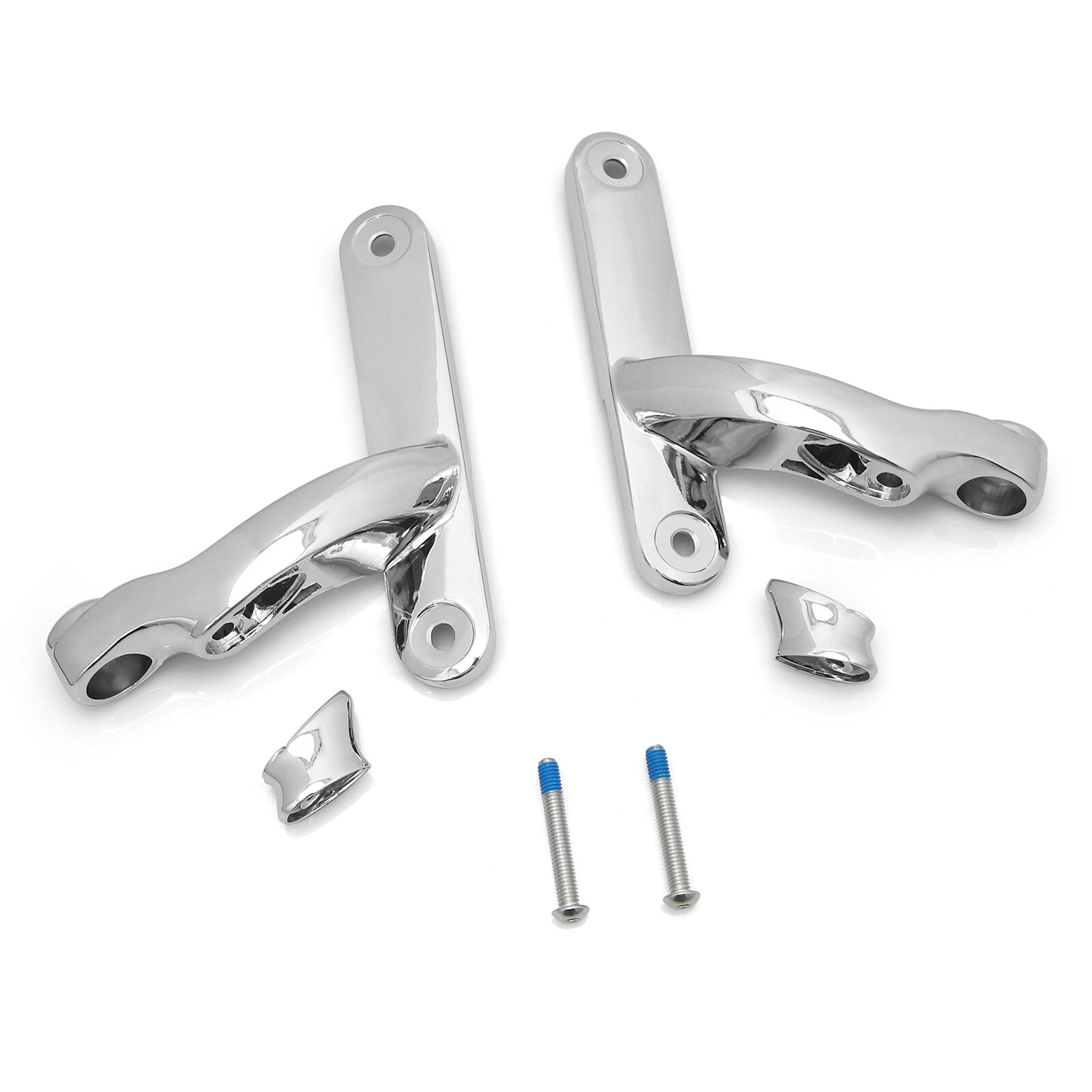 Auxiliary Lamp Fog Turn Signal Light Bracket Mounts For Harley Touring Flhx Fltr