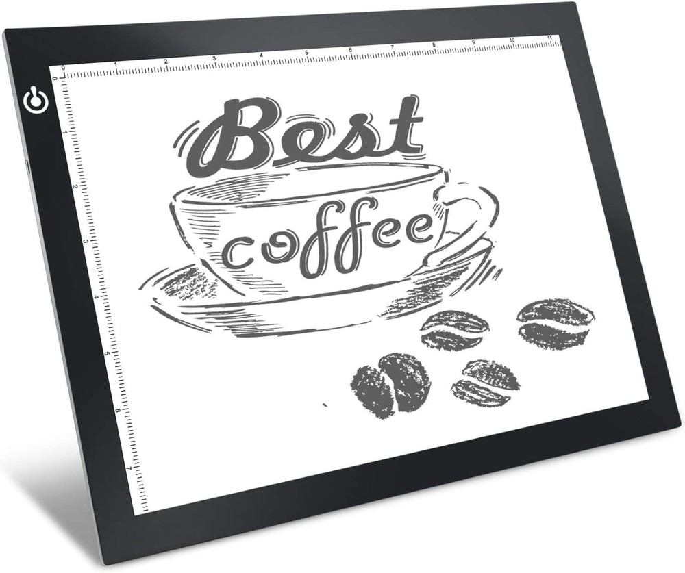 Lightweight A4 LED Tracing Pad - Adjustable Brightness for Art Projects