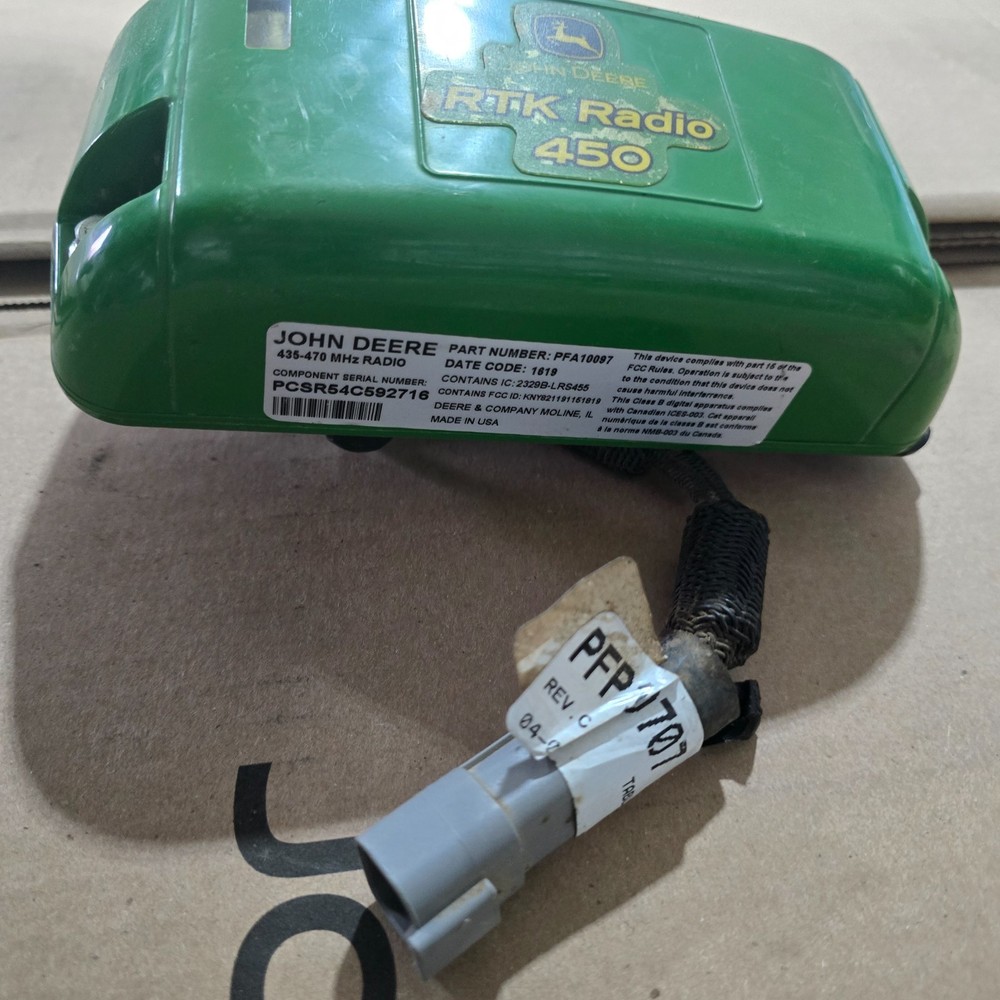 John Deere Starfire 450mhz RTK
