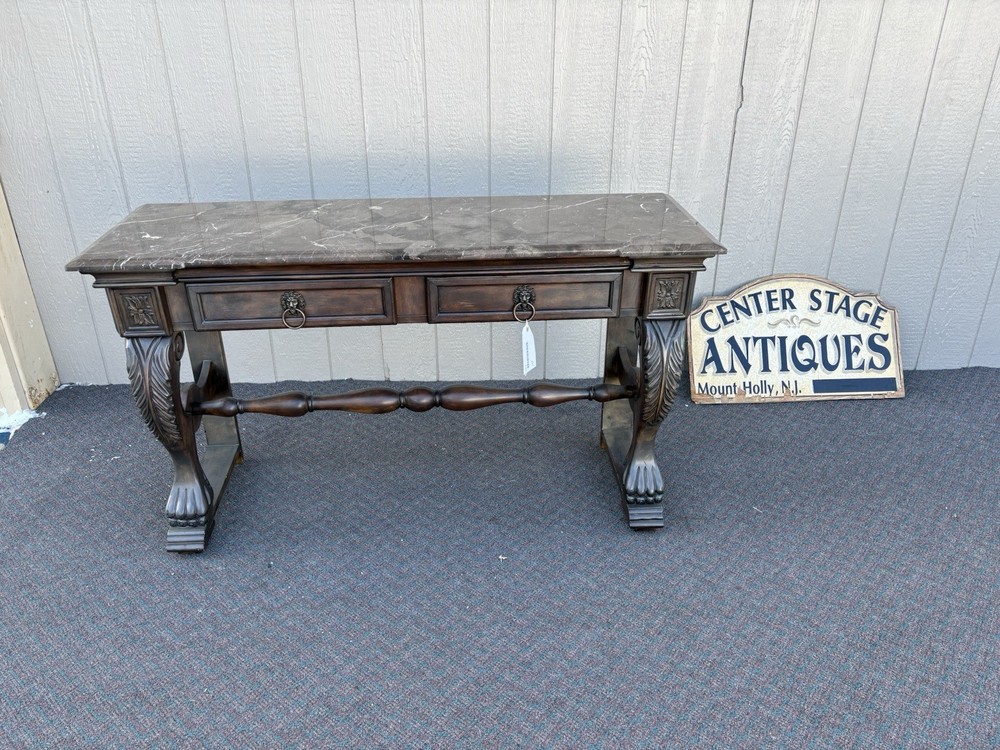 66746   Marble Top Console Table Hall Stand Sideboard Server
