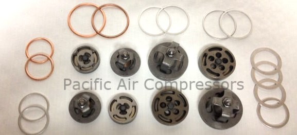 CHAMPION VALVE SET WITH HEAD UNLOADERS AND GASKETS FOR R30HU PUMP PART# Z6796