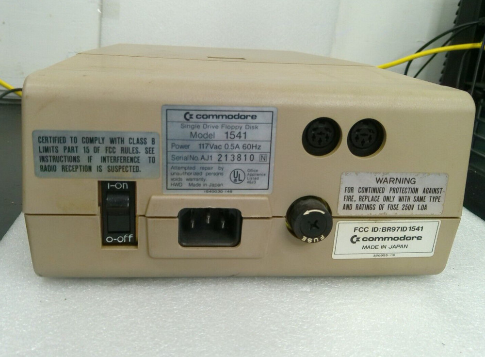 FOR PARTS ONLY - Commodore 1541 Single Floppy Disk Drive - See Description