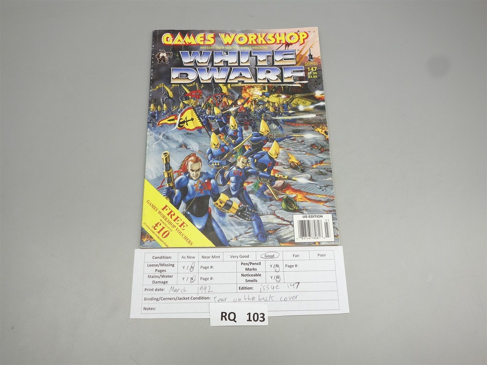 White Dwarf: #147 March 1992 (Games Workshop)