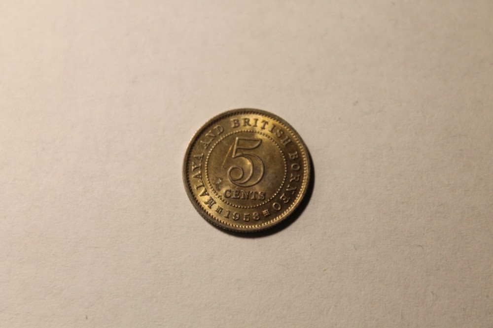 Malaya & British Borneo 1958 5 Cents