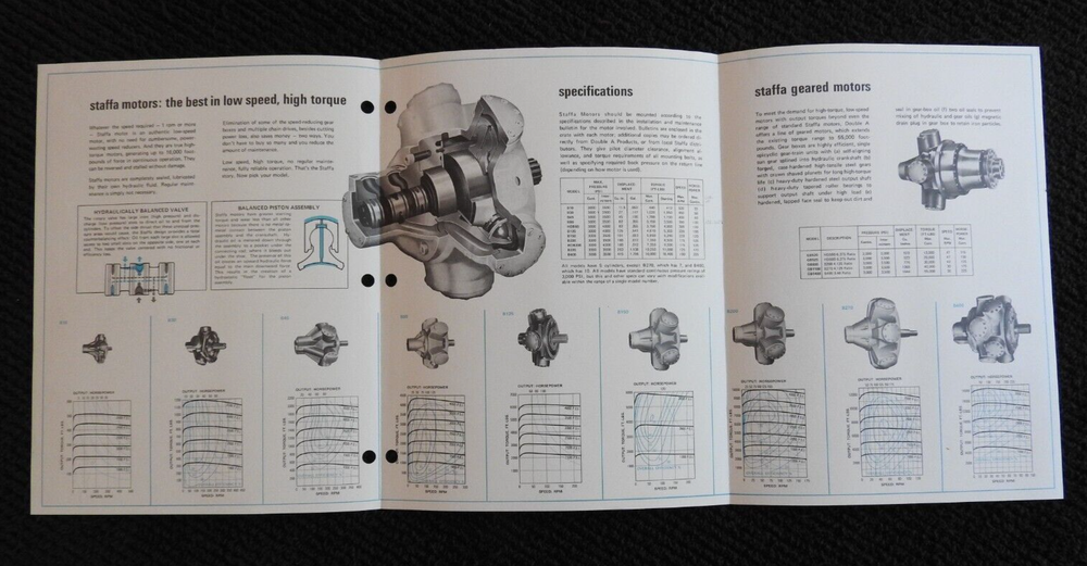 1972 Brown & Sharp Double A Staffa Engineering Sales Brochure Manchester MI