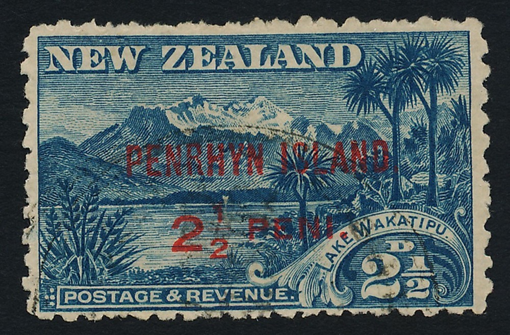Penrhyn Island Scott #8, Fine Centering (Used)