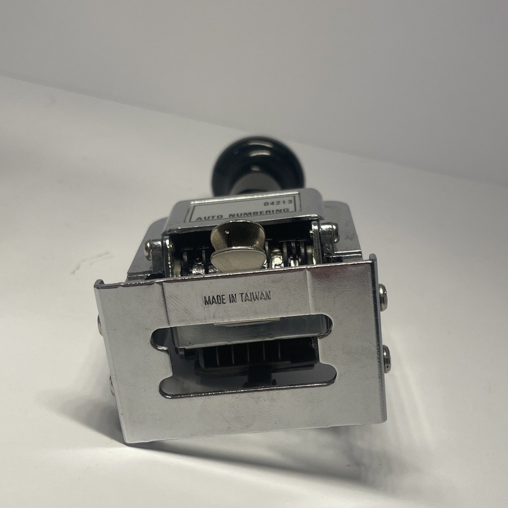 Rogers Automatic Numbering Machine Self Inking Used