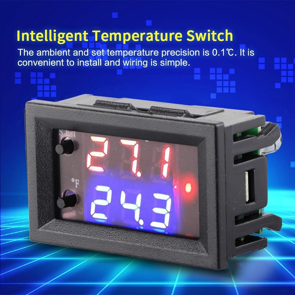 Intelligent Temperature Controller with Sensor Probe for Accurate Adjustment