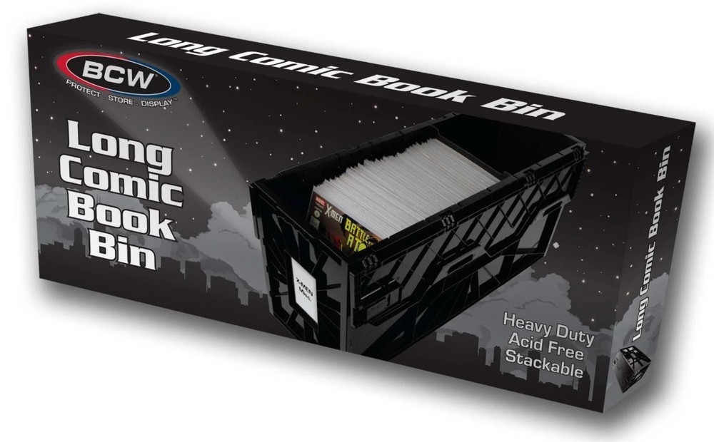 BCW Acid-Free Heavy Duty Stackable Plastic Comic Book Storage Bin