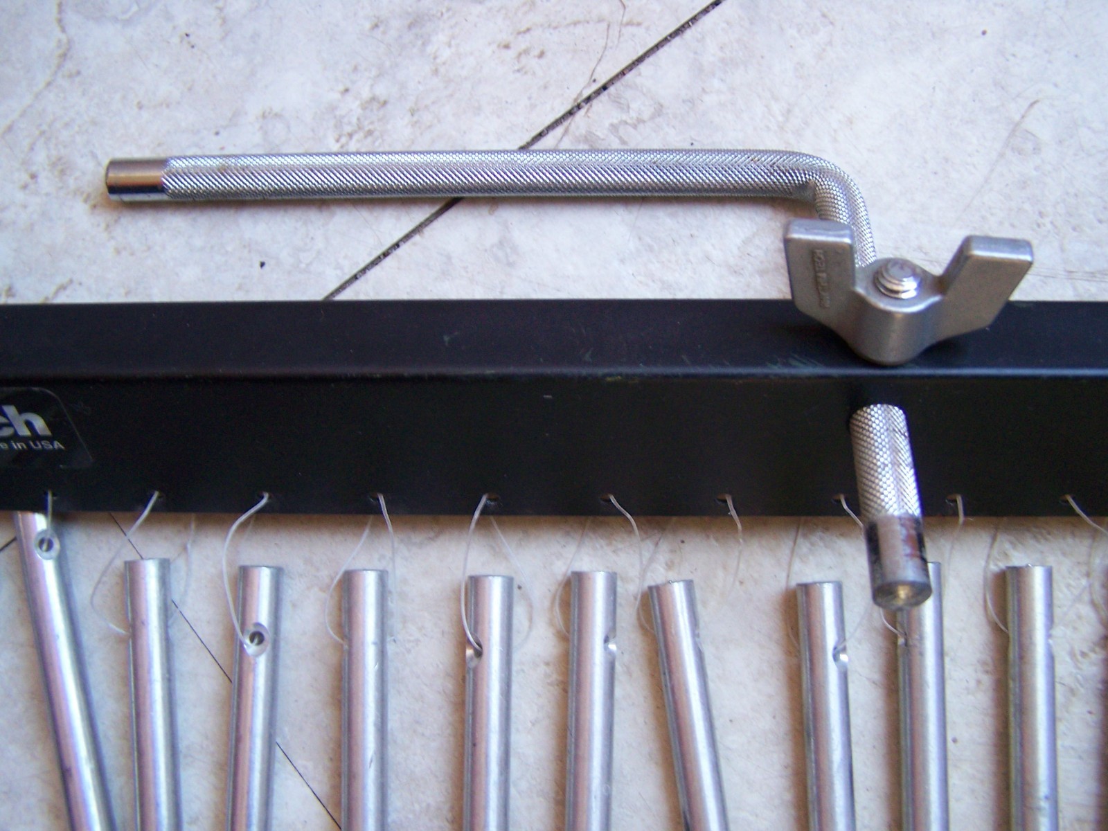 ⚡Rhythm Tech Bar Chimes RT8100-Black/Chrome 20 Bars⚡