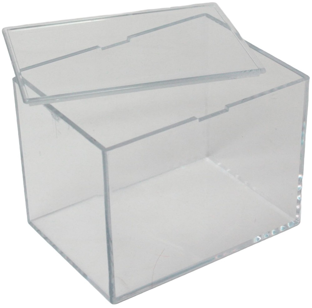 150 Count 2-Piece Plastic Snap Card Box | 2 Pack