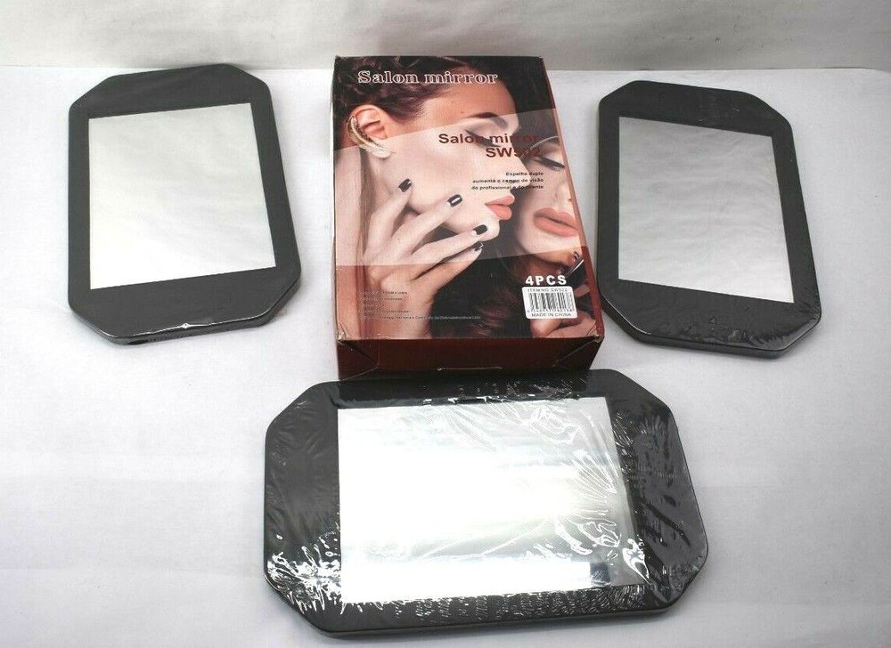 Lot Of 3 Nogrease SW502 Hand Held Light Foam Professional Hair Salon Mirror