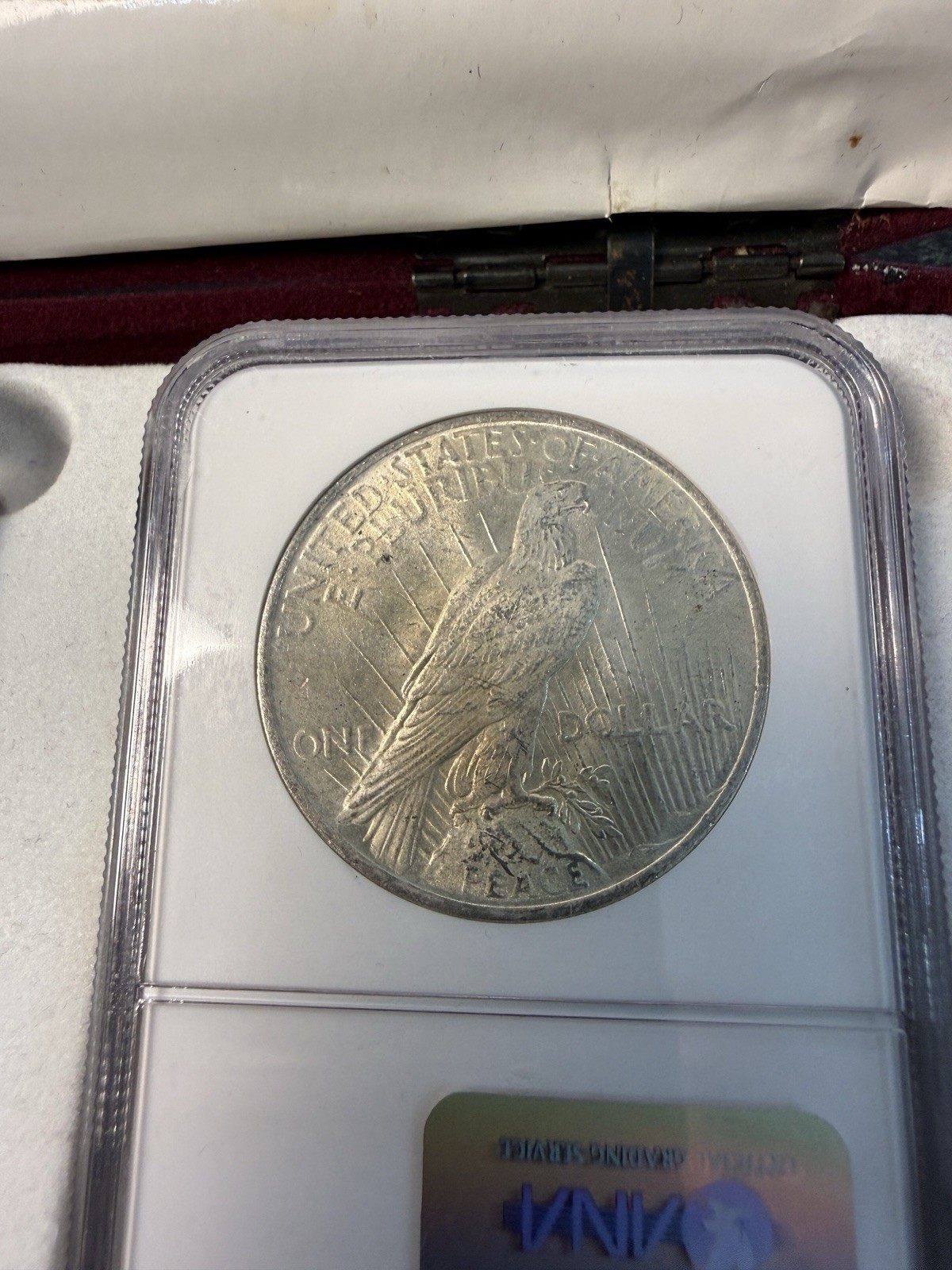 1922 & 1923 Peace Silver Dollar Set - Binion Silver Hoard - NGC MS64 - Box & COA