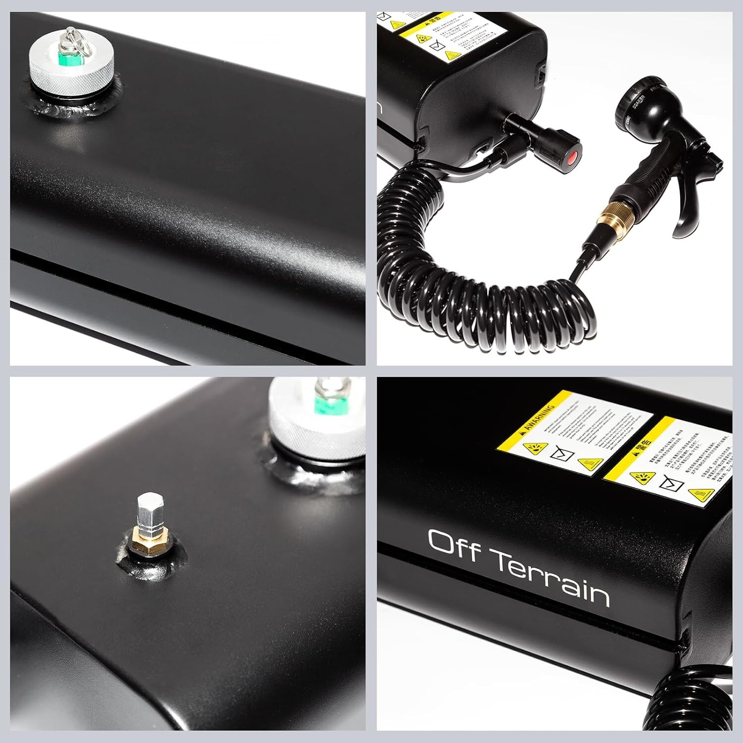 Pressurized Shower Water Tank 8 GL, Solar Heated for Local