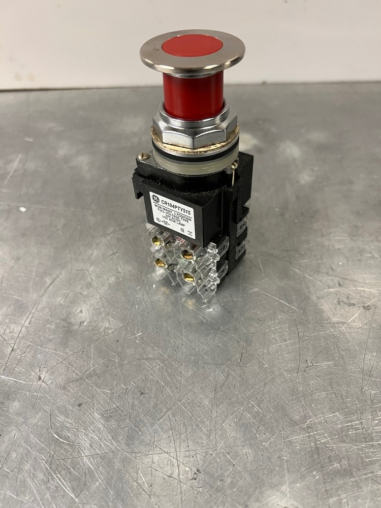 CR104PTY511322 GENERAL ELECTRIC MUSHROOM HEAD PUSHBUTTON