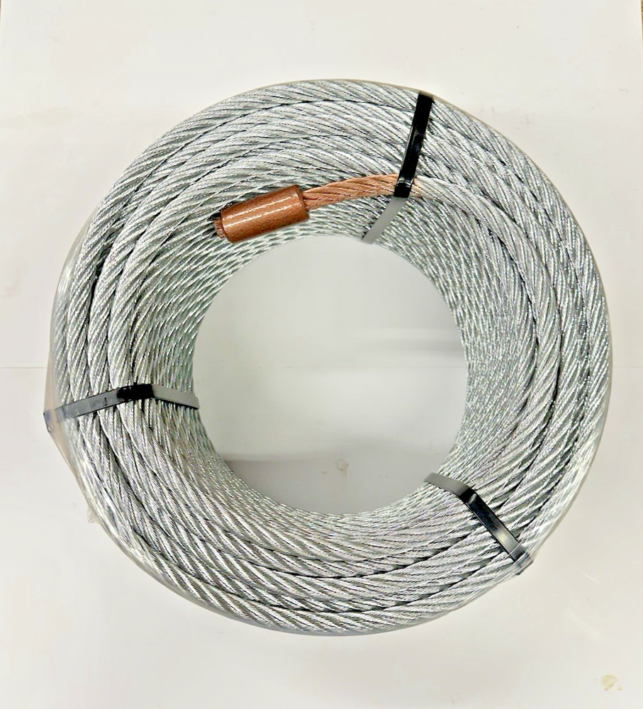 Water Service Line Slitter Puller Trenchless Pipe Replacement Cable 3/8”x 175’