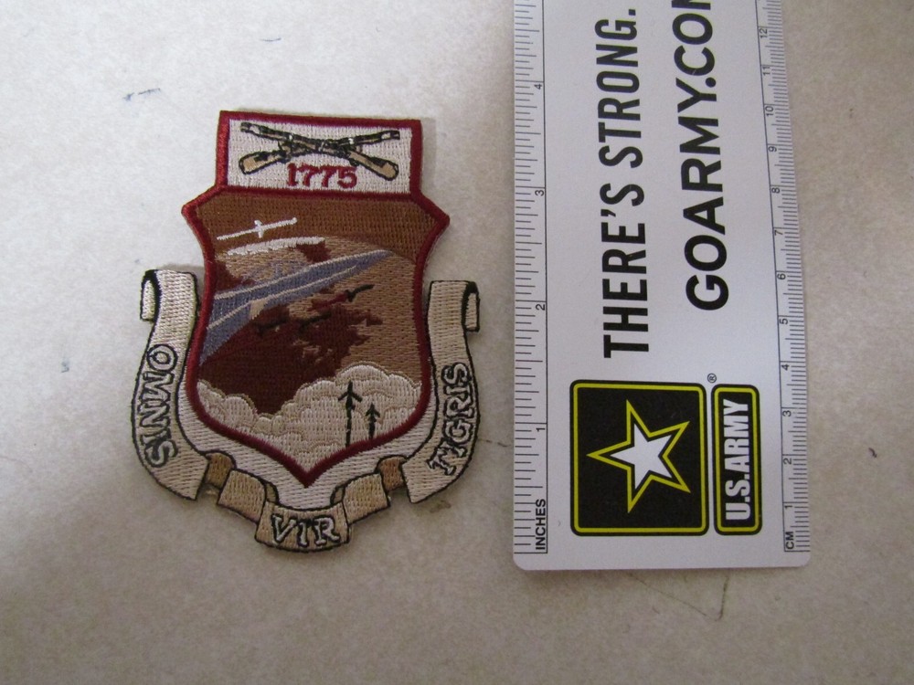 MILITARY PATCH US AIR FORCE 102ND INTELLIGENCE WING SEPIA