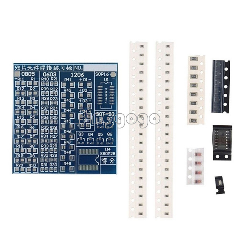 SMT SMD Component Welding Practice Board Soldering Practice DIY Kit NEW