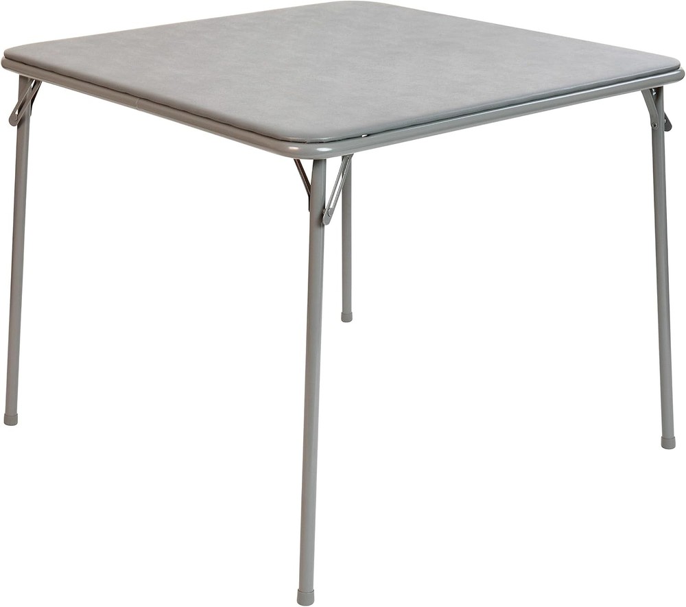 Madelyn 33.5" Square Folding Multipurpose Card Table W/ Padded Vinyl Top