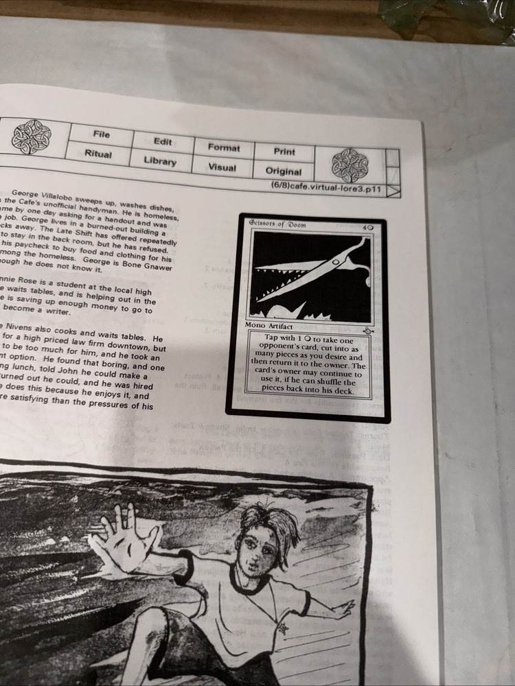 Virtual Lore Magazine #3 (circa 1994) MTG Magic the Gathering Themed NOS