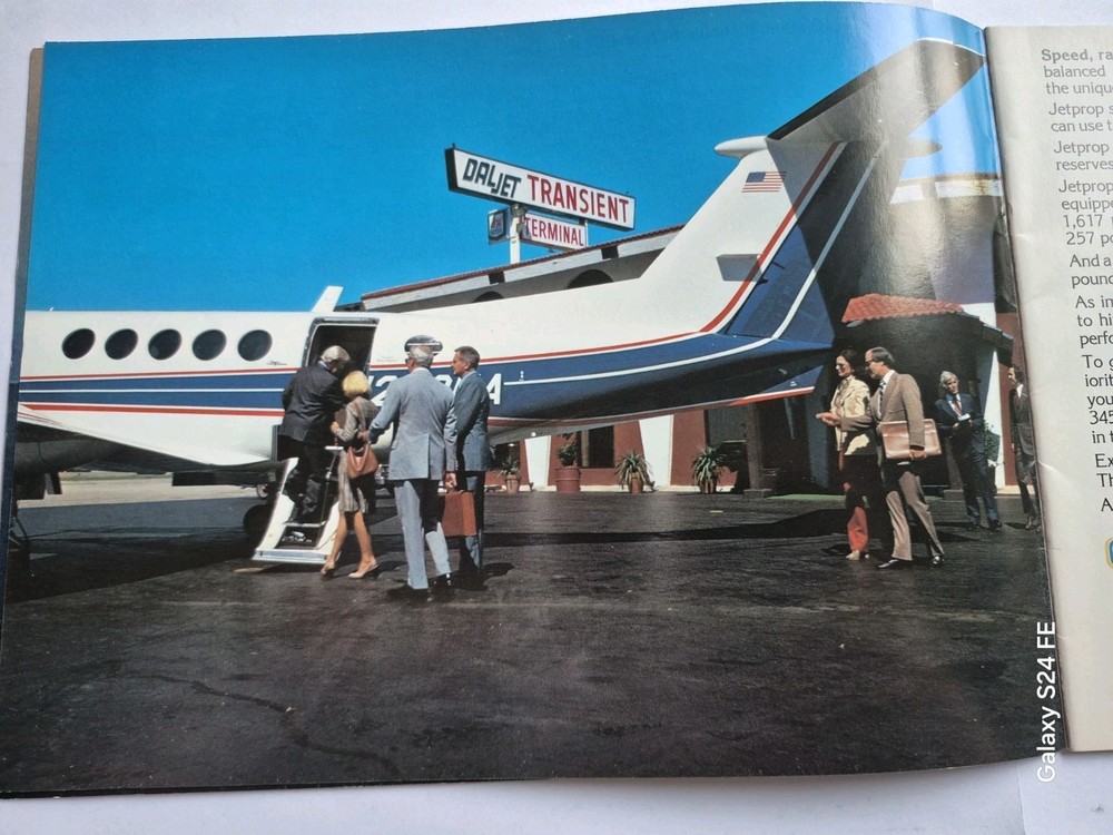 Jetprop Beechcraft Super King Air Brochure Will be Professionally Packaged