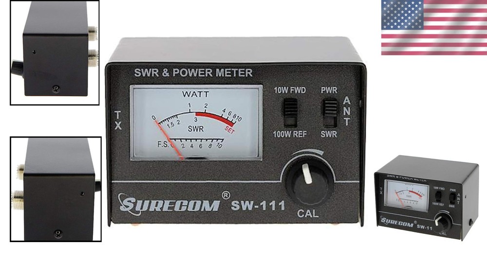 Accurate SWR & Power Meter for CB Radios - SW-111 with FWD/REF Functionality