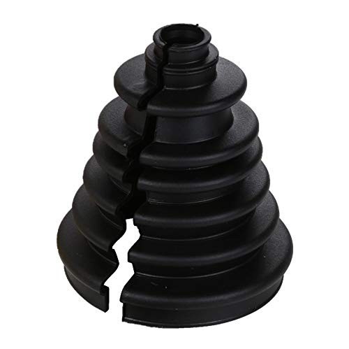 CVS18 Universal Split Constant Velocity Joint Gaiter Boot Replacement Kit, Black