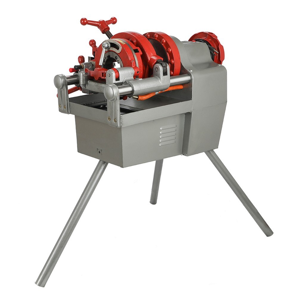 Electric Pipe Threader Machine (1/2" - 2") Threading Cutter, Deburrer Heavy Duty