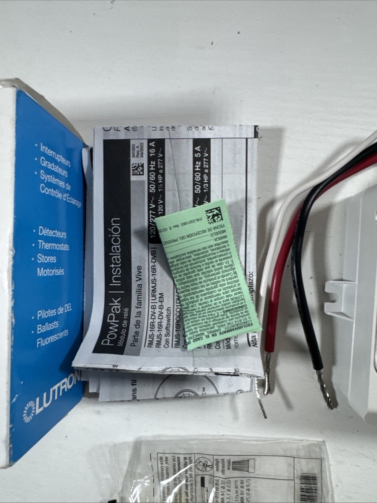 Lutron Vive PowPak Wireless Lighting Control Module RMJS8T-DV-B