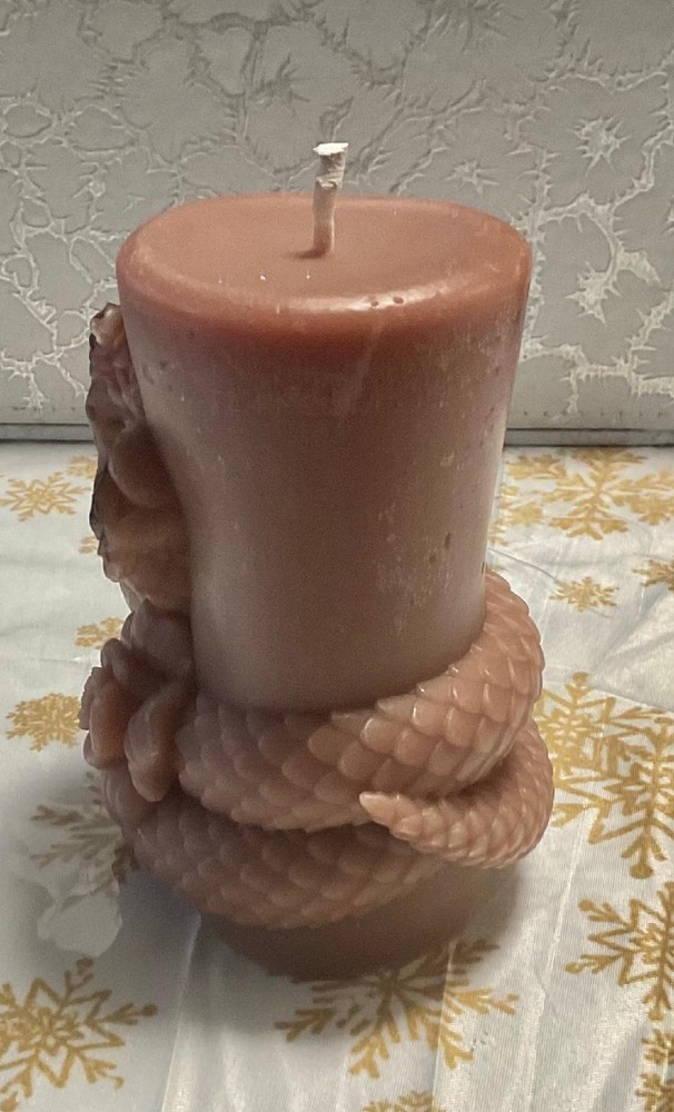 Handmade Skull & Snake 4" X 2" Scented🍀🍀