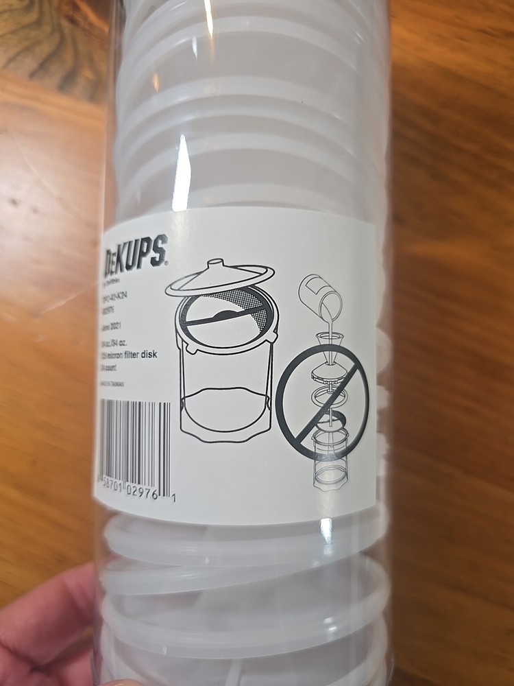 Devilbiss dekups 24oz/34oz 125 Micron Filter Disk 24 Count. DPC-42-K24.