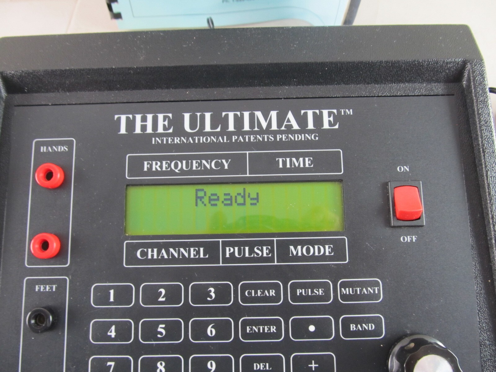 The Ultimate Bio-Active Frequency Instrument Advanced Rife w/ Probes, Manual