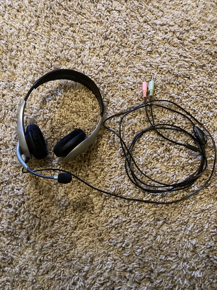 CYBER ACOUSTICS  SLVR STEREO HEADSET/MIC