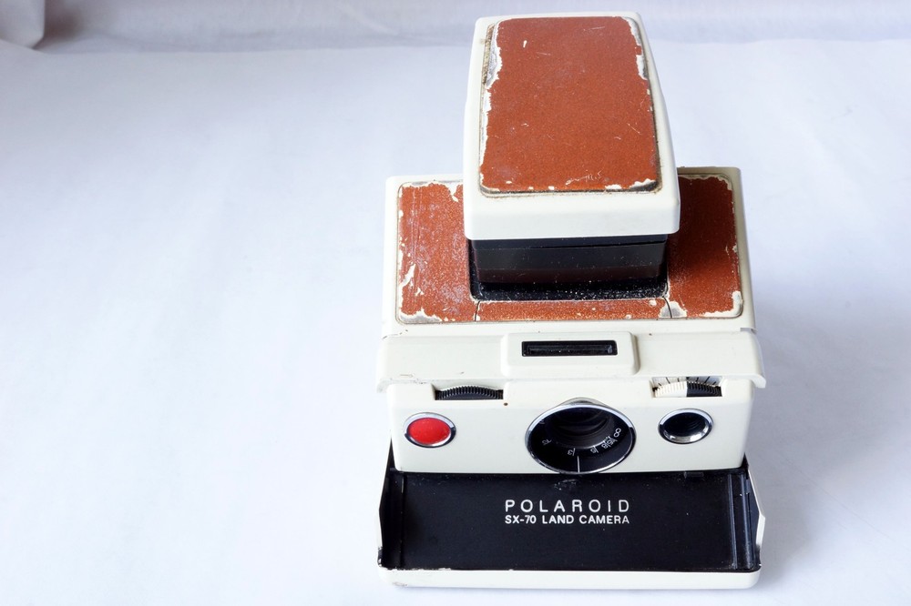 Polaroid SX-70 Land Camera White Instant Camera