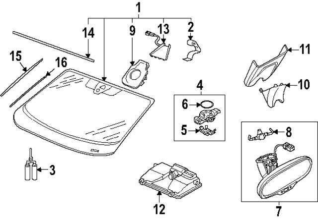 Genuine Audi Front Camera 85E-907-217-N