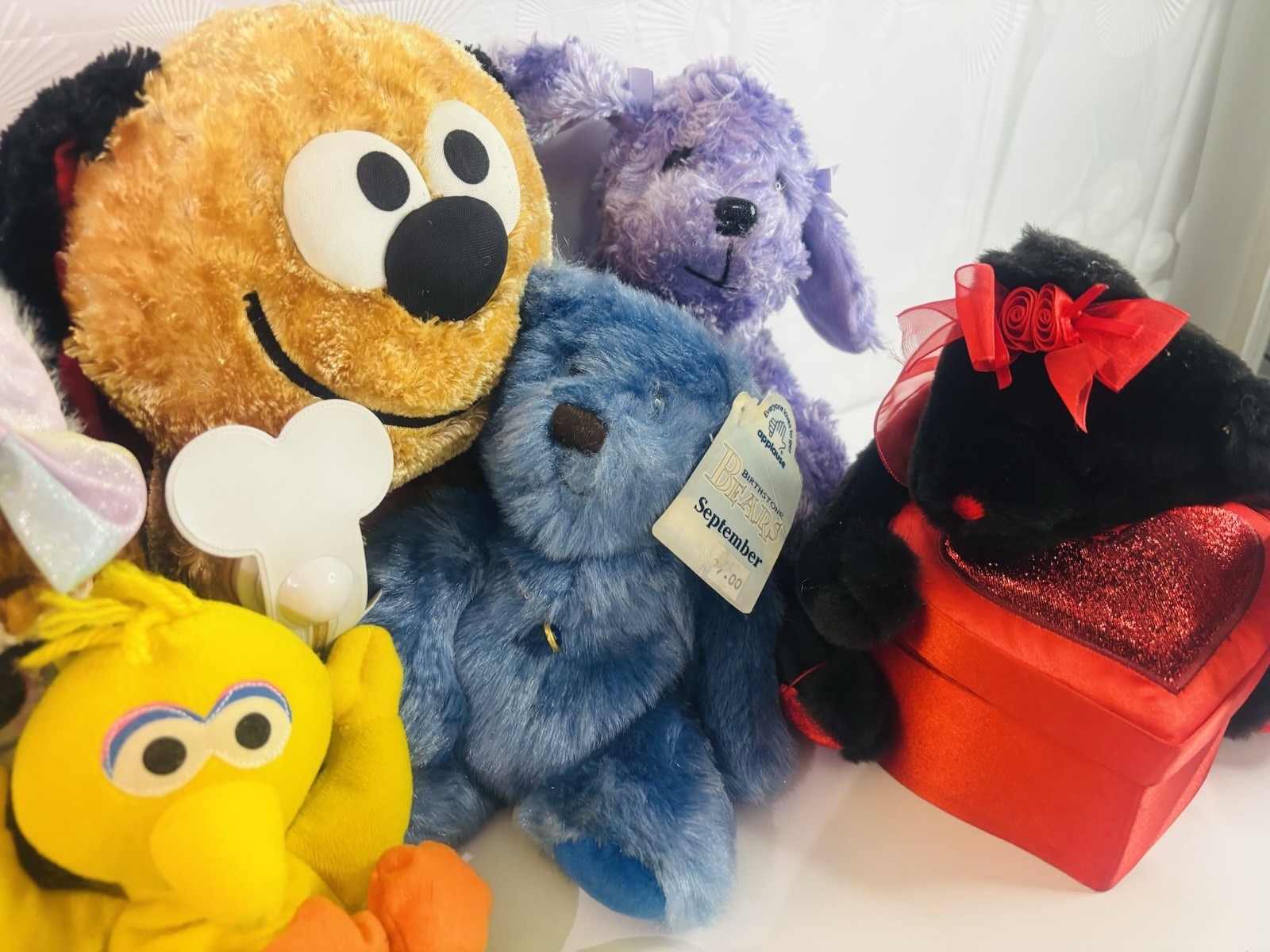 Boyds Bears Sesame Street Plush Toys Mixed Lot Teddy Bears Dog Bird 2000