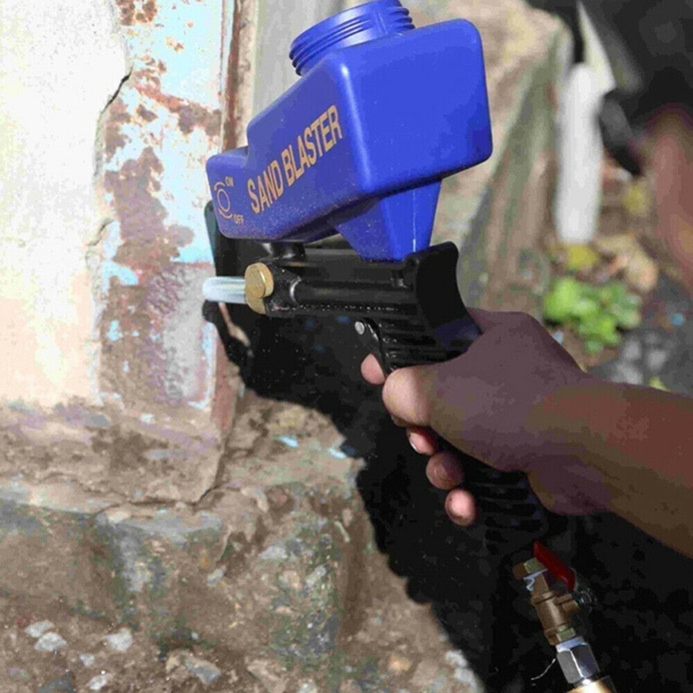 1pcs Small Handheld Pneumatic Air Sandblasting Machine Sand Blaster Portable