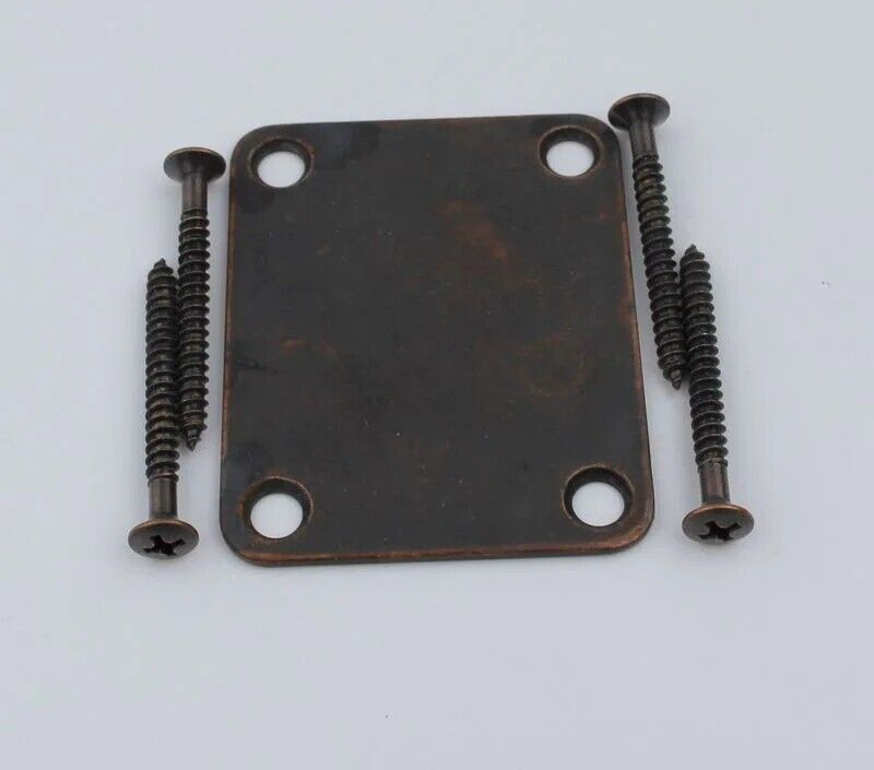 Bronze Set Guitar Bridge, Tuning Pegs, Knobs, Control Plate For Telecaster Tele