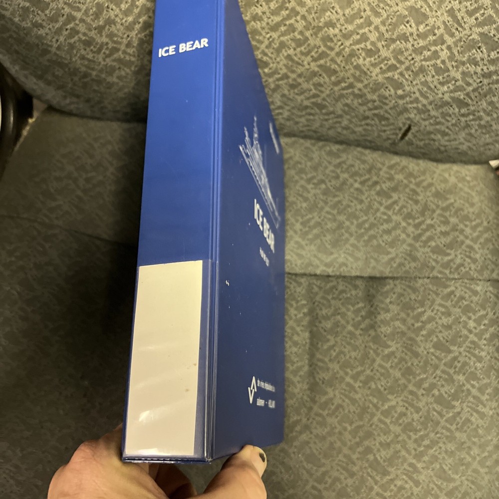 Feadship Holland blue three ring binder Rare