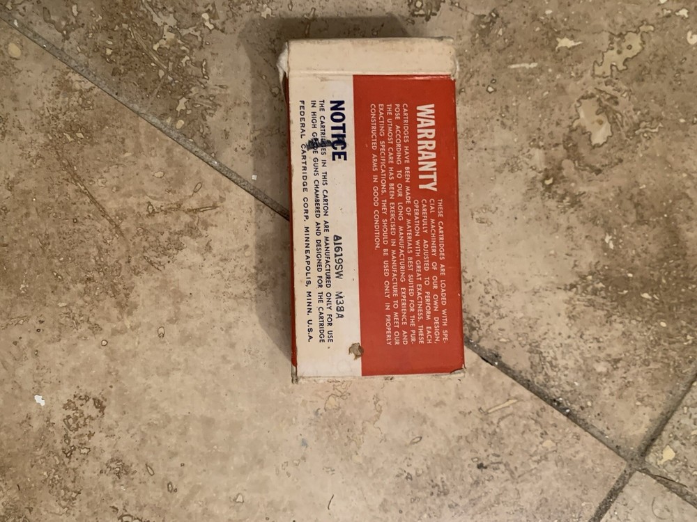 Vin. Fed. Monark 38 Special MID Range Ammo Box Empty 148 Grain