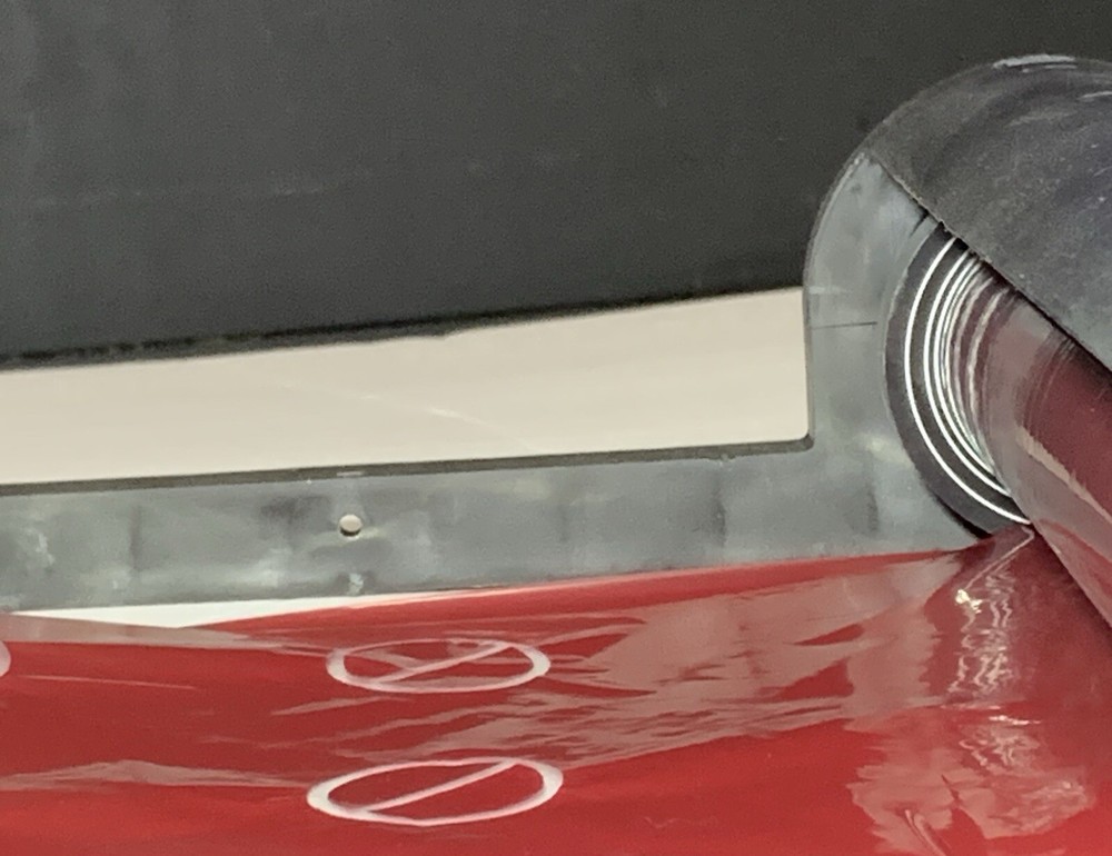Gerber Edge Thermal Transfer Foil — Burgundy.