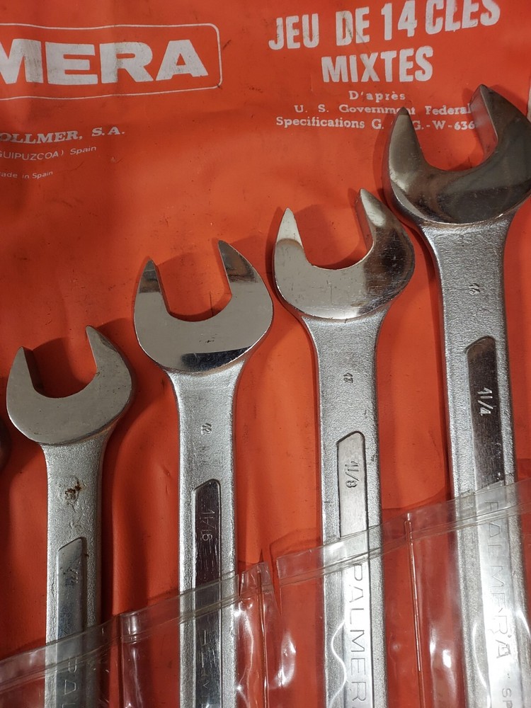 14pc Palmera combination wrench set
