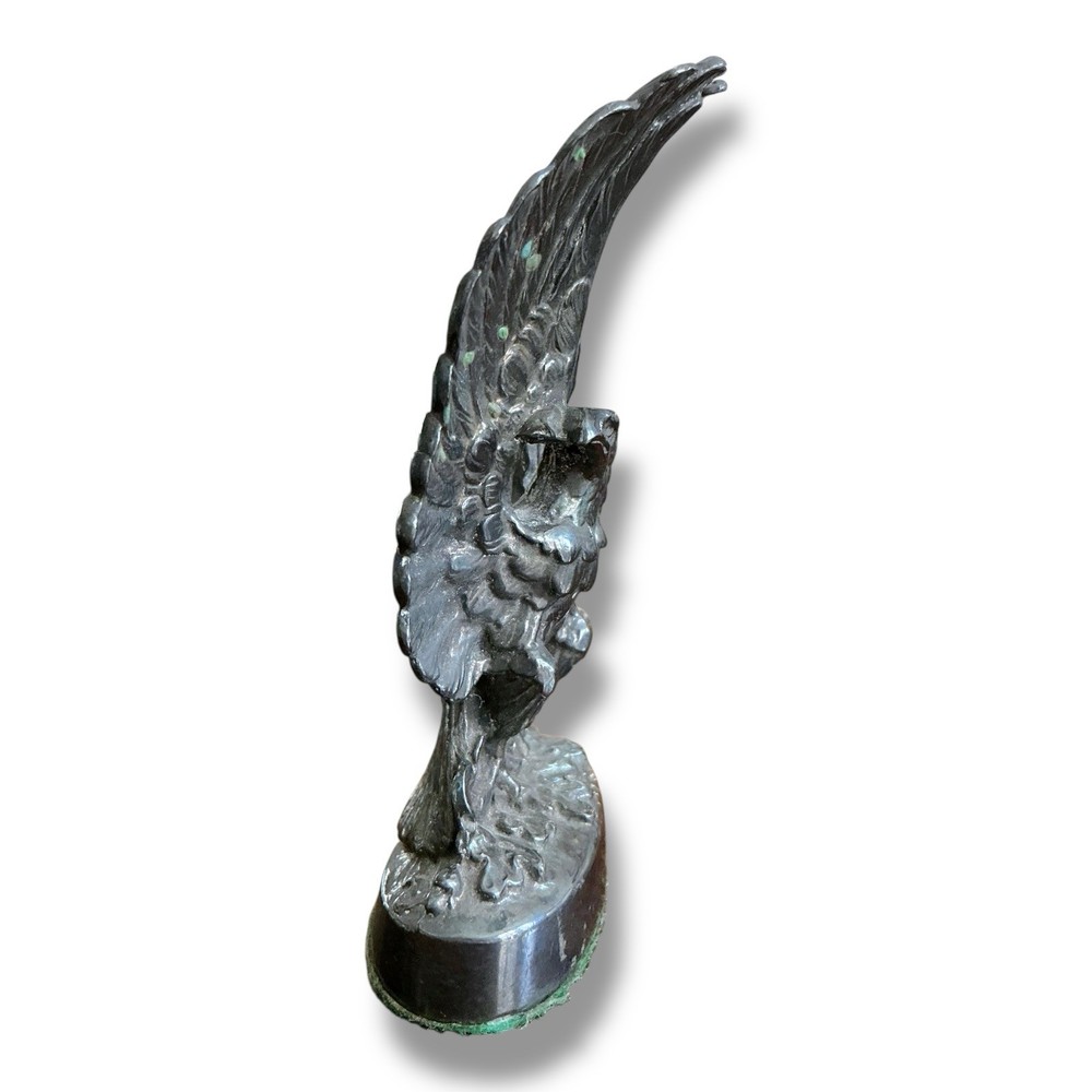 VINTAGE GORHAM SILVERPLATE YC 77 EAGLE FIGURINES PAPERWEIGHTS 3.75”