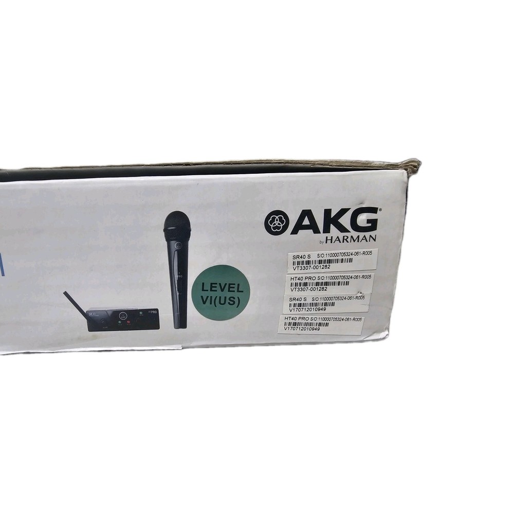 AKG WMS40 Mini Vocal Set Wireless Handheld Microphone Mic System US45C