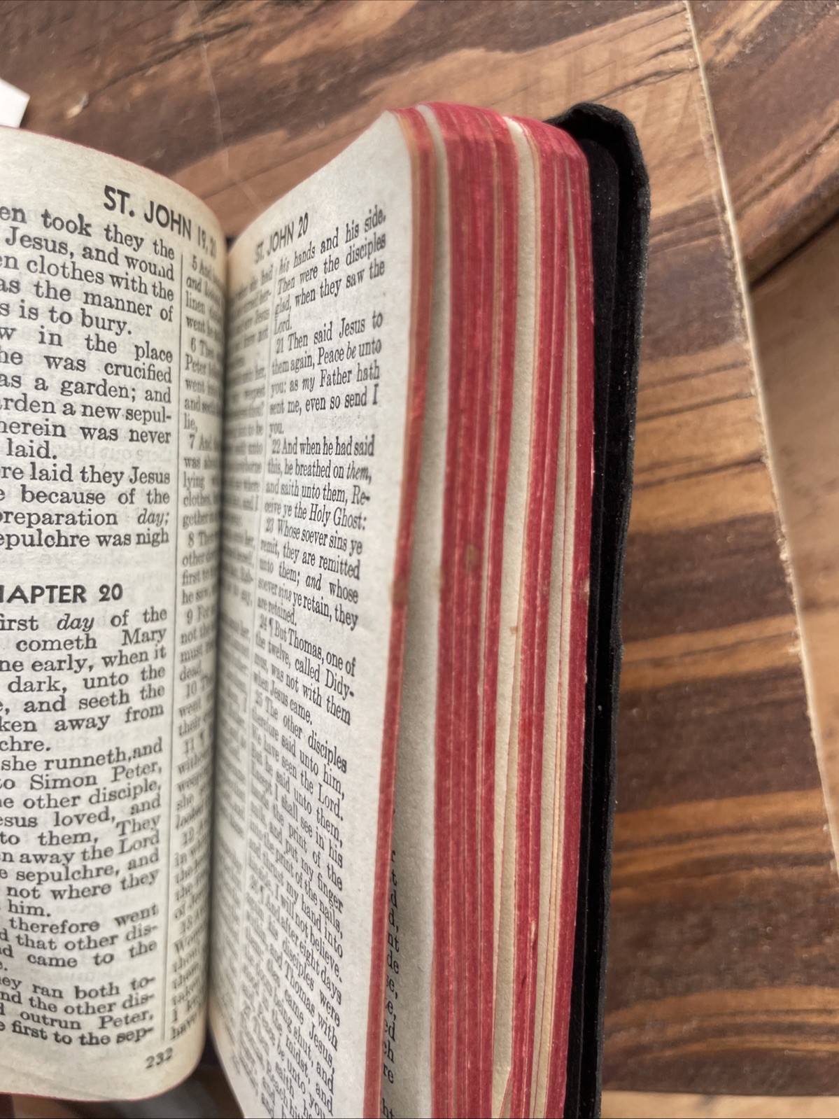 WWII Heart Shield Bible Prayer Book Gold Tone