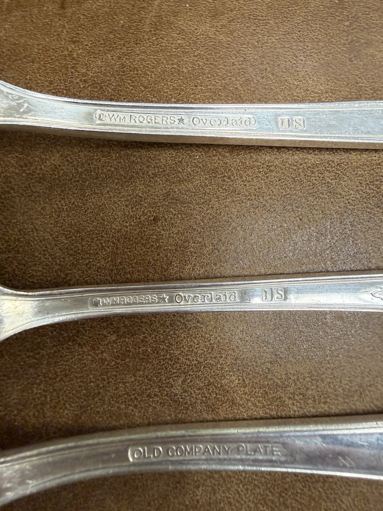 Silver Flatware Set Antique