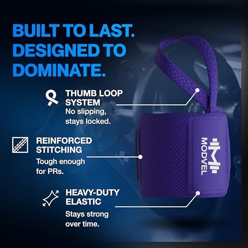 Adjustable Wrist Wraps for Gym & Lifting – Thick, Breathable Support Straps