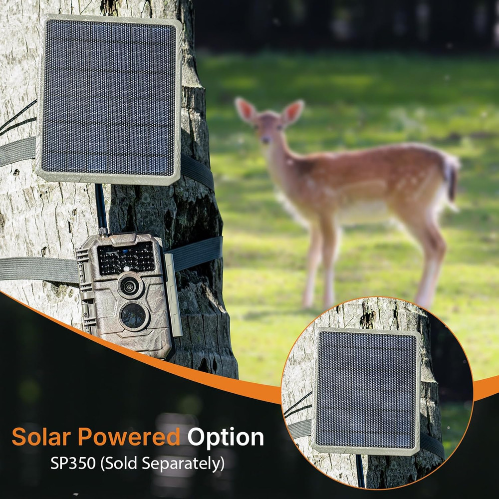 Gardepro E6 Wifi Trail Camera (Non-Cellular), Stable Wifi with External Antenna,