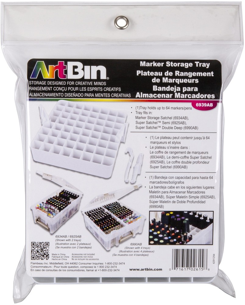 ArtBin 6939AB  Marker Tray-White
