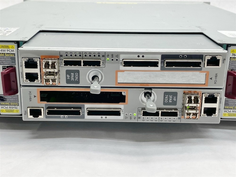 HP 3PARA-SV1009 24-Bay Storage Array w/ 2x 3PAR 7450 Controllers + 2*764W PSU
